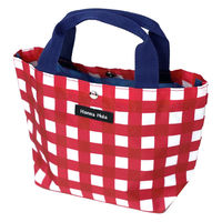 HALKARIN’S ミニトートバッグ Hanna Hula ハンナフラ 軽量 お散歩バッグ ギンガムレッド 365632 1個（直送品）