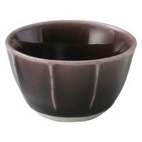 ミヤザキ食器 カップ 6cm ミニ 隠れ窯 映 皿 食器 和食器 磁器 美濃焼 日本製 パープル 365693 1個（直送品）