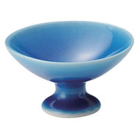 ミヤザキ食器 馬上杯 7cm ミニ 隠れ窯 映 食器 和食器 磁器 美濃焼 日本製 ブルー 365695 1個（直送品）