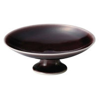 ミヤザキ食器 プレート 14cm 高台 隠れ窯 映 食器 和食器 磁器 美濃焼 日本製 パープル 365701 1個（直送品）