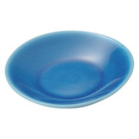 ミヤザキ食器 豆皿 9cm プレート 隠れ窯 映 皿 食器 和食器 磁器 美濃焼 日本製 ブルー 365711 1個（直送品）