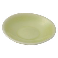 ミヤザキ食器 豆皿 9cm プレート 隠れ窯 映 皿 食器 和食器 磁器 美濃焼 日本製 イエロー 365714 1個（直送品）