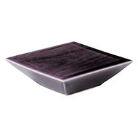 ミヤザキ食器 プレート 15.5cm 隠れ窯 神楽 高台 磁器 食器 和食器 美濃焼 日本製 パープル 366940 1個（直送品）