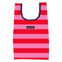 HALKARIN’S エコバッグ S ボーダー Hanna Hula ハンナフラ 撥水 洗濯可 ボーダーレッド 366990 1個（直送品）