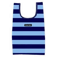 HALKARIN’S エコバッグ S ボーダー Hanna Hula ハンナフラ 撥水 洗濯可 ボーダーネイビー 366991 1個（直送品）
