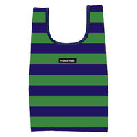 HALKARIN’S エコバッグ S ボーダー Hanna Hula ハンナフラ 撥水 洗濯可 ボーダーグリーン 366992 1個（直送品）