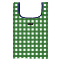 HALKARIN’S エコバッグ M ギンガム Hanna Hula ハンナフラ 撥水 洗濯可 ギンガムグリーン 367009 1個（直送品）