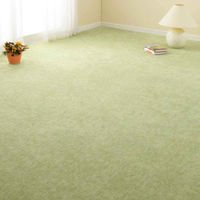 萩原敷物 カーペット ラグ 江戸間2畳 平織カーペット ラウム カット可 グリーン 378267 1個（直送品）