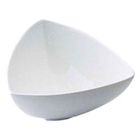 ミヤザキ食器 ボウル トライアングルマルチボウル 18cm M.STYLE グランデビアンカ 磁器 381368 1個（直送品）