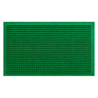 玄関マット 吸水速乾 44×74cm 屋内・屋外兼用 業務用 ウォーターホースTワッフル グリーン 391652 1個（直送品）