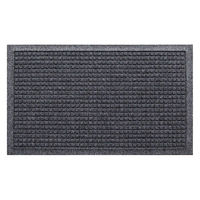 玄関マット 吸水速乾 44×74cm 屋内・屋外兼用 業務用 ウォーターホースTワッフル ダークグレー 391656 1個（直送品）