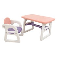 シンセーインターナショナル 子供用デスク チェア セット 机 椅子 ピンク 404568 1個（直送品）