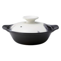 ミヤザキ食器 土鍋 6.5号 ガス火専用 Flow 直火軽量土鍋 412996 1個（直送品）