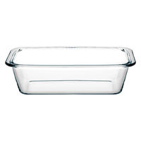 ミヤザキ食器 パウンドケーキ型 25cm ボルジャム ミディ 耐熱ガラス 413962 1個（直送品）