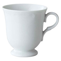ミヤザキ食器 マグカップ 300ml 梨花 磁器 ホワイト 413984 1個（直送品）