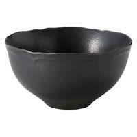 ミヤザキ食器 ボウル 13cm 梨花 磁器 ブラック 413986 1個（直送品）