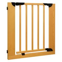 シンセーインターナショナル ベビーゲート KISSBABY 木製 取り付け幅 75~83cm ナチュラル 416433 1個（直送品）