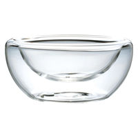 ミヤザキ食器 ボウル 13cm DOWBLE WALL ダブルウォール 耐熱ガラス 421498 1個（直送品）