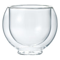 ミヤザキ食器 カップ 9cm ダブルウォール 耐熱ガラス 421507 1個（直送品）