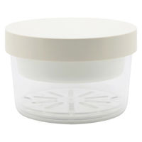 三好製作所 お弁当箱 GEL-COOL round with inner tray 400ml ミルクホワイト 423692 1個（直送品）