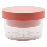 三好製作所 お弁当箱 GEL-COOL round with inner tray 400ml マカロンピンク 423694 1個（直送品）