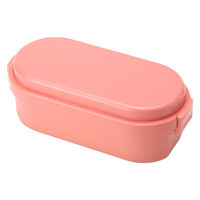 三好製作所 お弁当箱 GEL-COOL dome M 1段 600ml マカロンピンク 423756 1個（直送品）