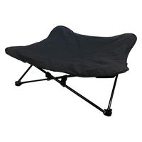 シンセーインターナショナル ペットベッド アウトドア ペットコット L 折りたたみ 犬 ブラック 439243 1個（直送品）