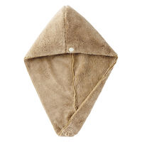 橋爪商店 ヘアターバン 思わず頬ずりしたくなるタオル ANGEL STEP Premium 日本製 ライトブラウン 449670 1個（直送品）