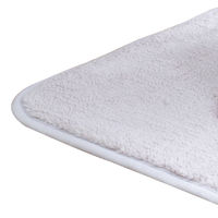 バスマット タオルバスマット 45×60cm 思わず頬ずりしたくなるタオル ANGEL STEP Premium ライトグレー 449673（直送品）