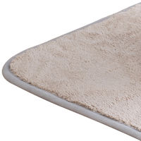 橋爪商店 バスマット 45×60cm 思わず頬ずりしたくなるタオル ANGEL STEP Premium ライトブラウン 449675 1個（直送品）