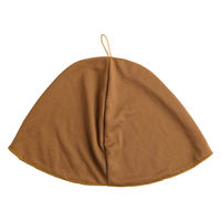 橋爪商店 サウナハット 水でヒンヤリ冷感サウナハット 日本製 ブラウン 449731 1個（直送品）