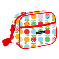 HALKARIN’S キッズ ショルダーバッグ 通園 肩ひも調節 ホワイトミニリンゴ 450568 1個（直送品）