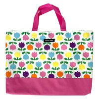 HALKARIN’S キッズ レッスンバッグ 通園 習い事 マグネット開閉 ホワイトチューリップ 450571 1個（直送品）