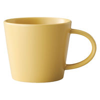 ミヤザキ食器 マグカップ 220ml LIKE 再生陶磁器 イエロー 450776 1個（直送品）