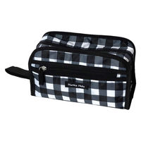 HALKARIN’S ポーチ スクエアポーチ おむつ 着替え ギンガムブラック 450917 1個（直送品）
