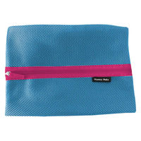 HALKARIN’S ポーチ メッシュポーチ 消臭 抗菌 デオドラントネーム付き ライトブルー 450920 1個（直送品）