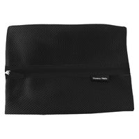 HALKARIN’S ポーチ メッシュポーチ 消臭 抗菌 デオドラントネーム付き ブラック 450922 1個（直送品）