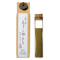 大香 お香 りらく 15本入り お香立て付き ユズ 451032 1個（直送品）