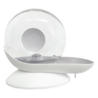 シンセーインターナショナル 給水器 かたつむり型給水器 電源不要 自動 グレー 452559 1個（直送品）