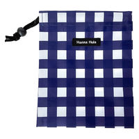 HALKARIN’S 巾着 消臭巾着 Sサイズ おむつ おしり拭き 消臭 抗菌 ギンガムネイビー 452681 1個（直送品）