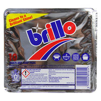 アメリカンディールスコーポレーション たわし brillo ブリロ UK マルチソープパッド 10個入 454205 1個（直送品）