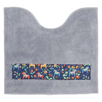 橋爪商店 トイレマット ダーラヘスト 55×60cm ライトグレー 461837 1個（直送品）