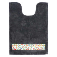 橋爪商店 トイレマット ダーラヘスト 胴長 95×70cm グレー 461844 1個（直送品）