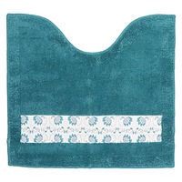 橋爪商店 トイレマット ピックリンツ 55×60cm ブルー 461892 1個（直送品）