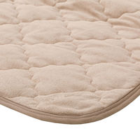 萩原敷物 敷きパッド単品 シングル コットンパイル ズレない敷きパッド ピターら ベージュ 465621 1個（直送品）