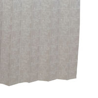 加栄レース アコーディオンカーテン アラベスク柄 フリーカット 100×200cm UVカット グレージュ 469363 1個（直送品）