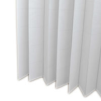 加栄レース アコーディオンカーテン 無地柄 フリーカット 150×250cm 469378 1個（直送品）