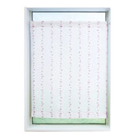 加栄レース レースカーテン 水玉ドット柄 小窓 UVカット ミラーレース 70×120cm 省エネ パープル 469406 1個（直送品）