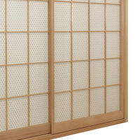 加栄レース 障子紙 障子に貼るレース 100cm×200cm 麻の葉 469427 1個（直送品）