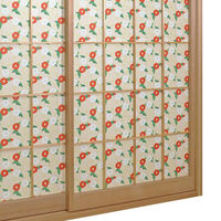 加栄レース 障子紙 障子に貼るレース 100cm×200cm 椿 469429 1個（直送品）